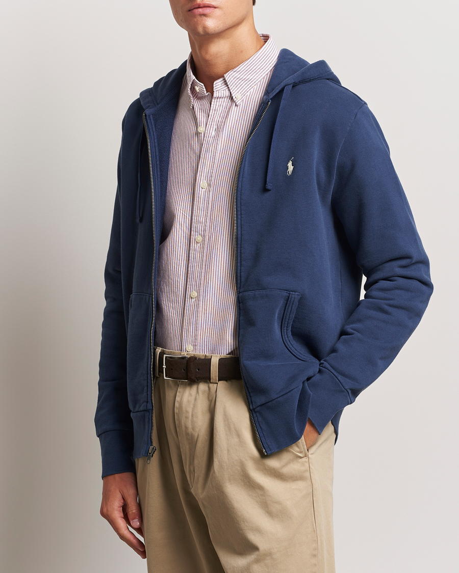Heren | Truien | Polo Ralph Lauren | Loopback Terry Full-Zip Hoodie Cruise Navy