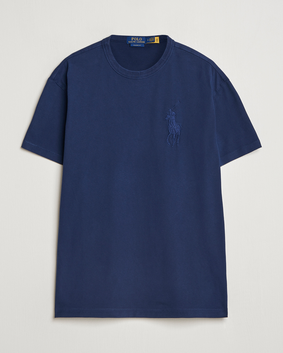 Heren | T-shirts | Polo Ralph Lauren | Tonal Polo Player Tee Cruise Navy