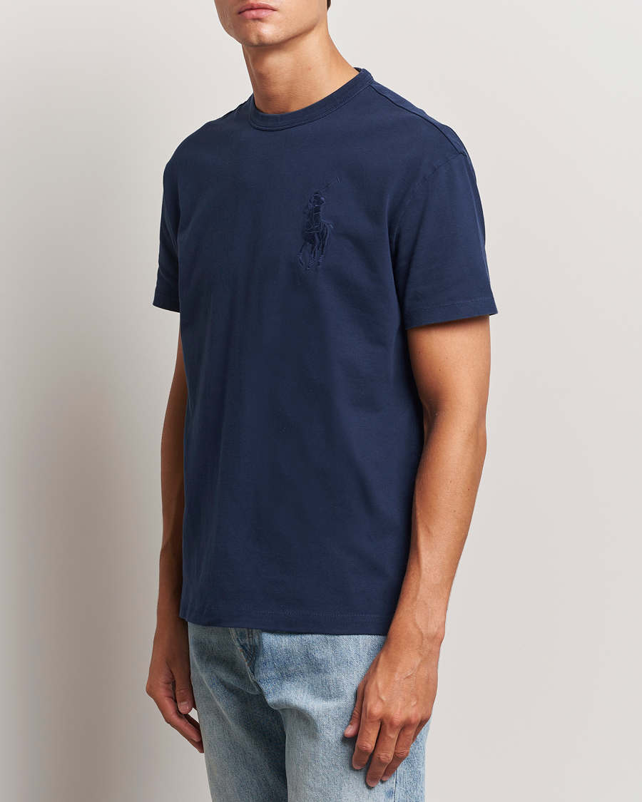 Heren | T-shirts | Polo Ralph Lauren | Tonal Polo Player Tee Cruise Navy