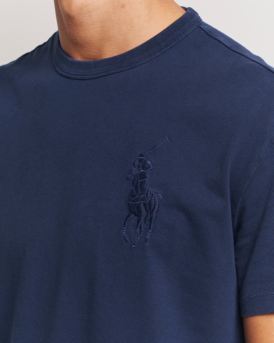 Heren | T-shirts | Polo Ralph Lauren | Tonal Polo Player Tee Cruise Navy