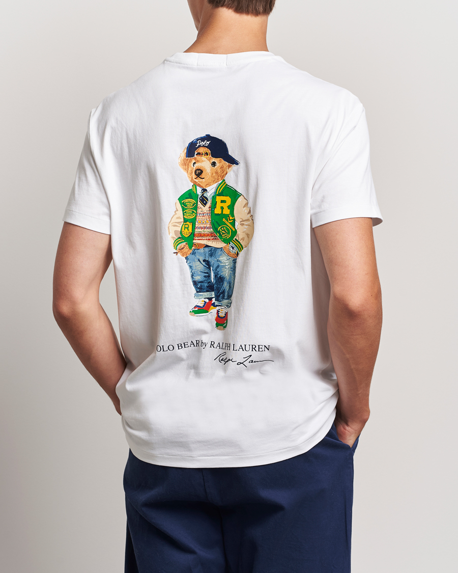 Heren | T-shirts | Polo Ralph Lauren | Pocket Tee White Varsity Bear