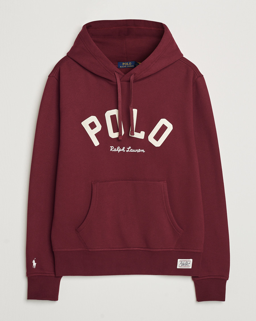 Heren | Truien | Polo Ralph Lauren | RL Varsity Fleece Hoodie Classic Wine