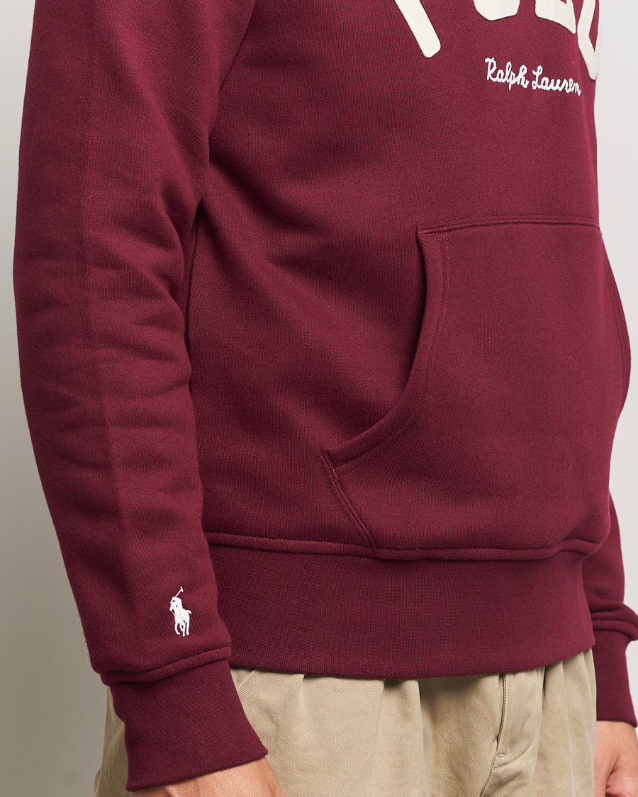 Heren | Truien | Polo Ralph Lauren | RL Varsity Fleece Hoodie Classic Wine