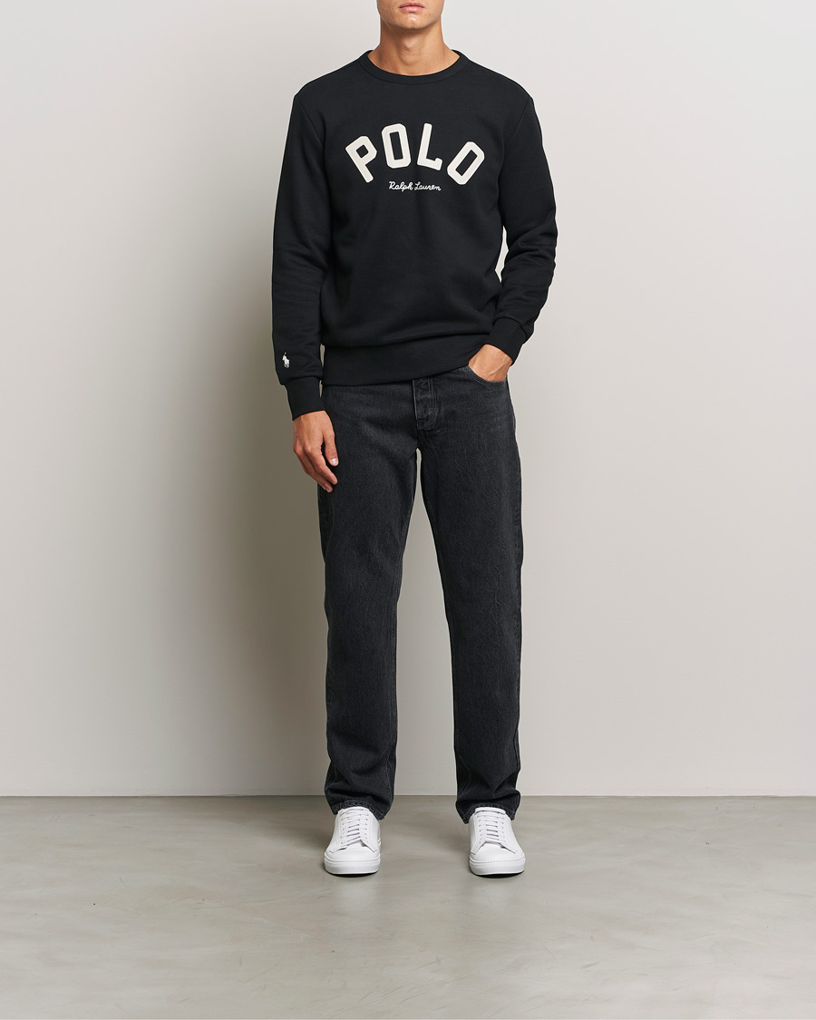 Heren | Truien | Polo Ralph Lauren | RL Varsity Sweatshirt Polo Black
