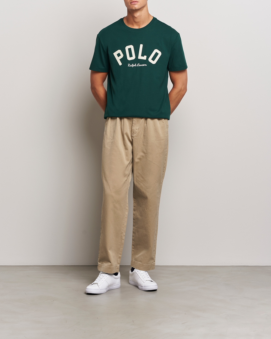 Heren | T-shirts | Polo Ralph Lauren | RL Varsity Tee Moss Agate