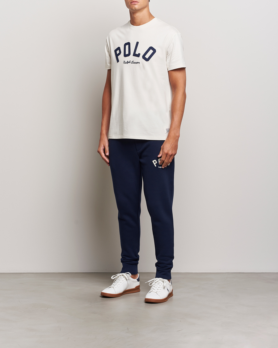 Heren | T-shirts | Polo Ralph Lauren | RL Varsity Tee Antique Cream