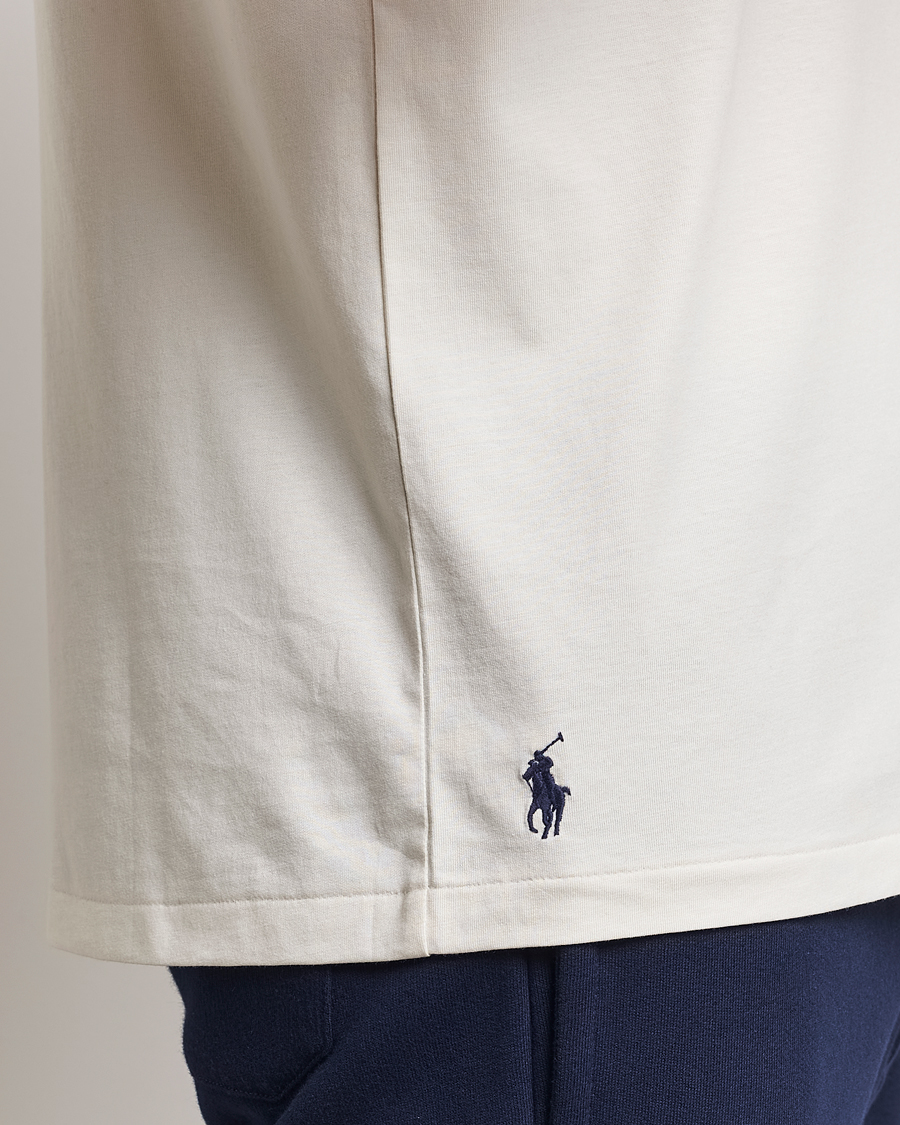 Heren | T-shirts | Polo Ralph Lauren | RL Varsity Tee Antique Cream