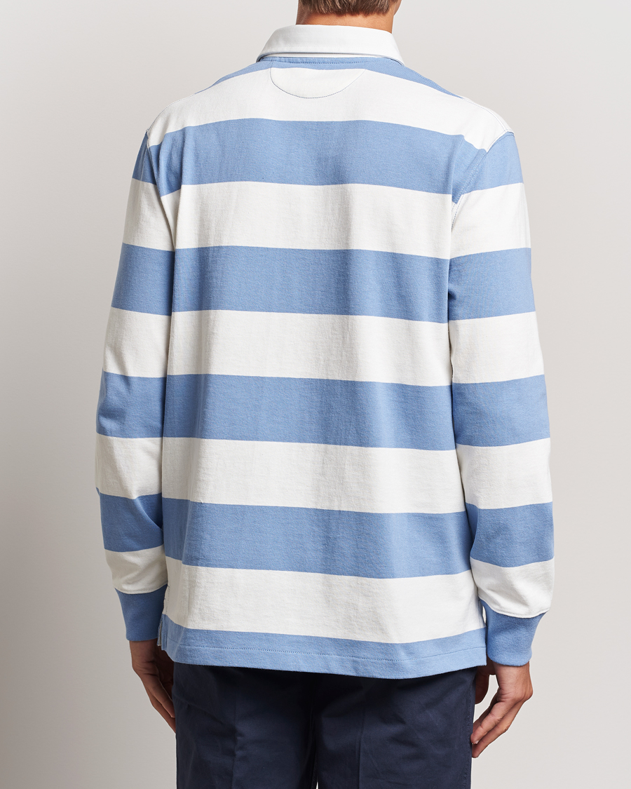 Heren | Truien | Polo Ralph Lauren | Striped Rugby Varsity Bear Campus Blue/White