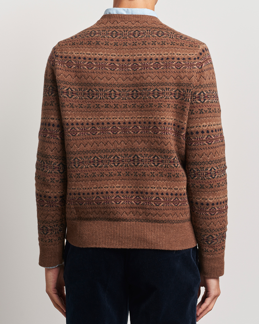 Heren | Truien | Polo Ralph Lauren | Wool Fairisle Sweater Camel Combo