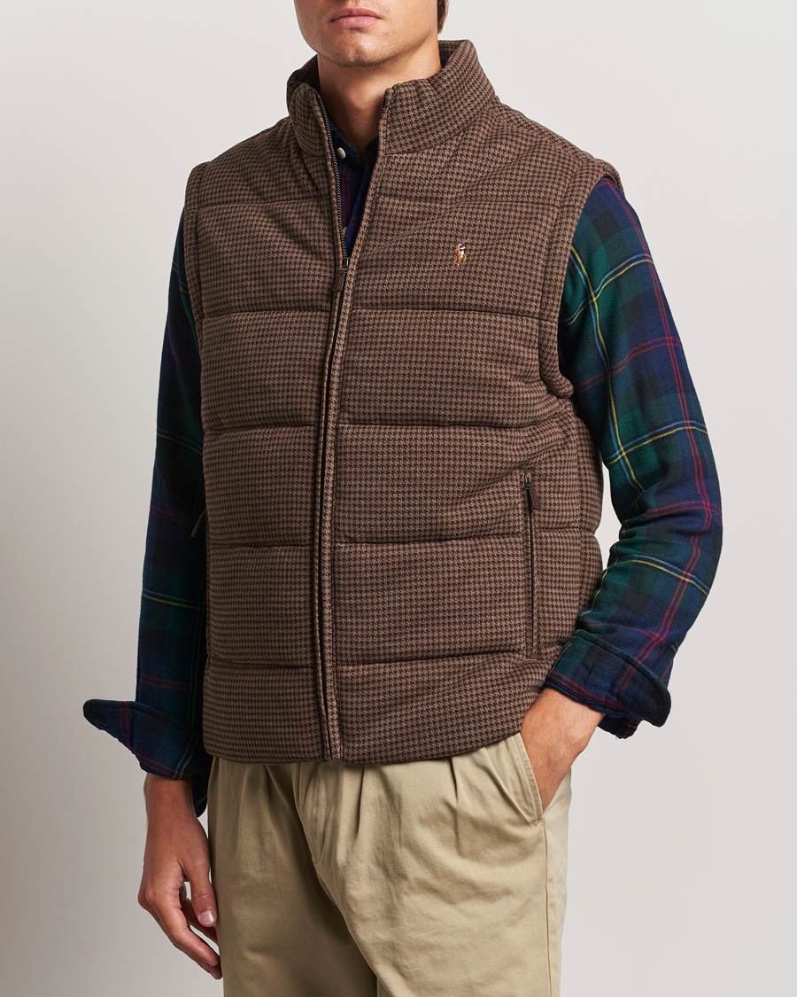 Heren | Jassen | Polo Ralph Lauren | Quilted Vest Cedar Heather Dogtooth