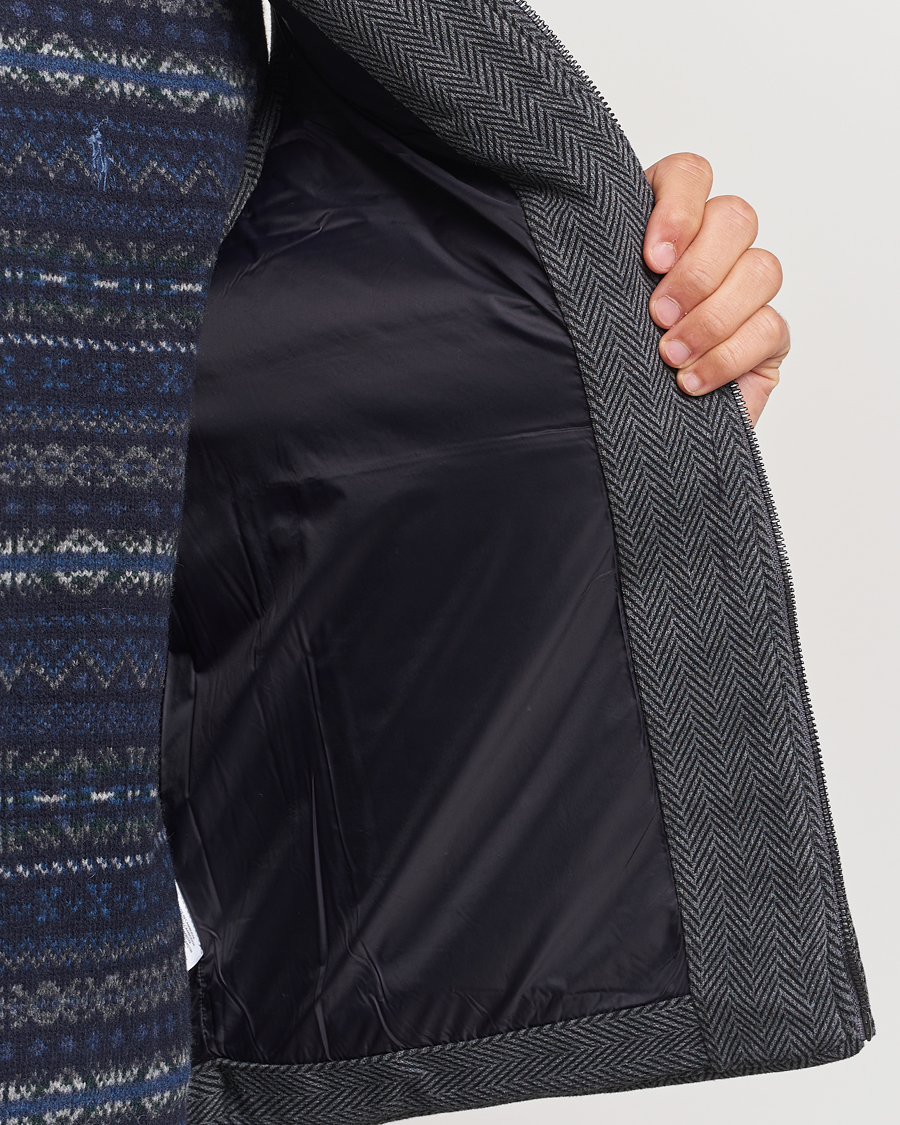 Heren | Jassen | Polo Ralph Lauren | Quilted Vest Stadium Grey Heather Herringbone