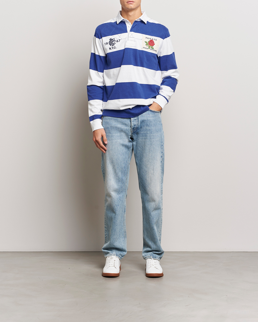 Heren | Truien | Polo Ralph Lauren | Rugby Patch Deckwash White/Active Blue