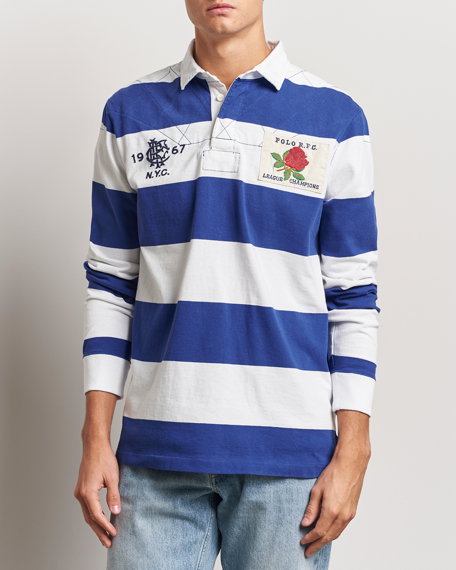Heren | Truien | Polo Ralph Lauren | Rugby Patch Deckwash White/Active Blue