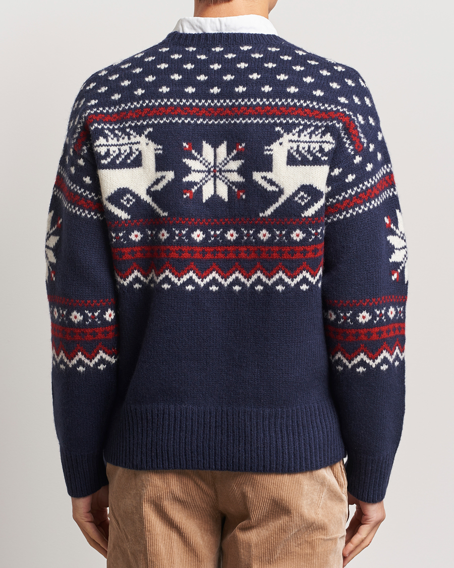 Heren | Truien | Polo Ralph Lauren | Raindeer Wool Sweater Navy Combo