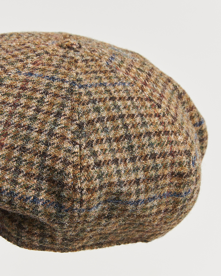 Heren | Polo Ralph Lauren Newsboy Herringbone Cap Sage/Tan | Polo Ralph Lauren | Newsboy Herringbone Cap Sage/Tan