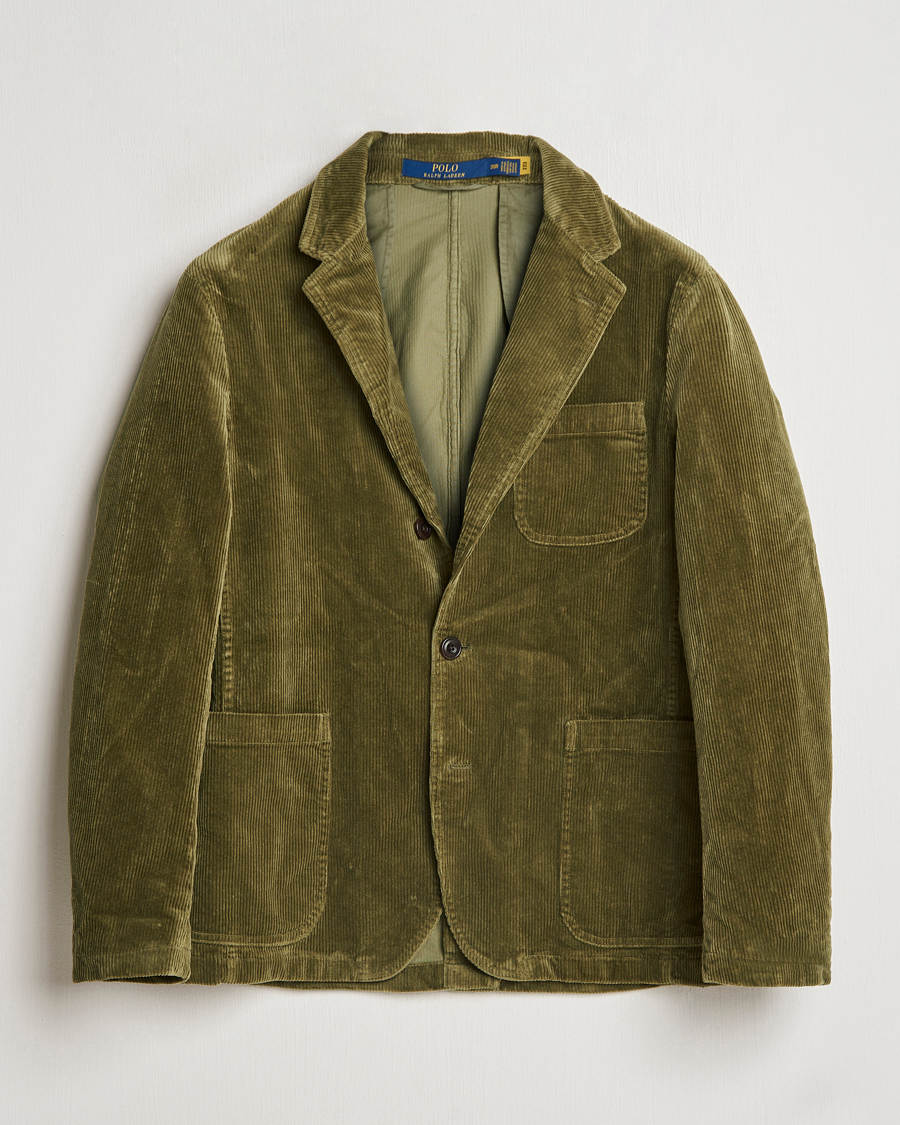Heren | Blazers | Polo Ralph Lauren | Corduroy Stretch Blazer Country Olive