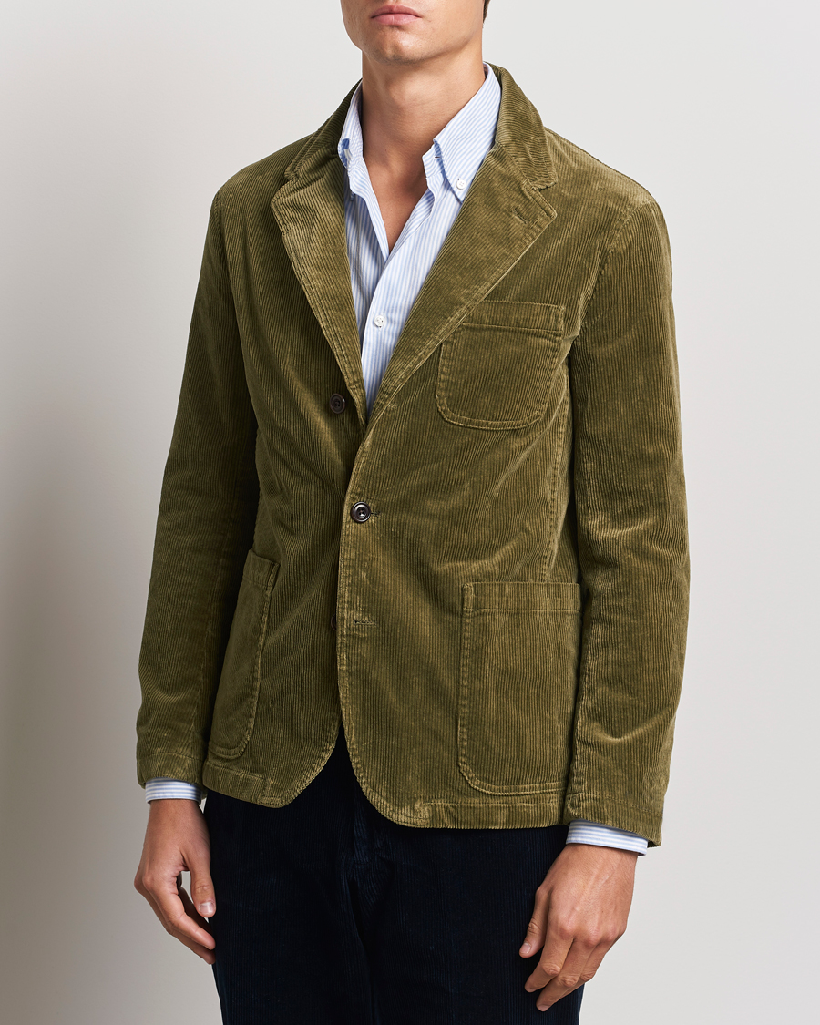 Heren | Blazers | Polo Ralph Lauren | Corduroy Stretch Blazer Country Olive