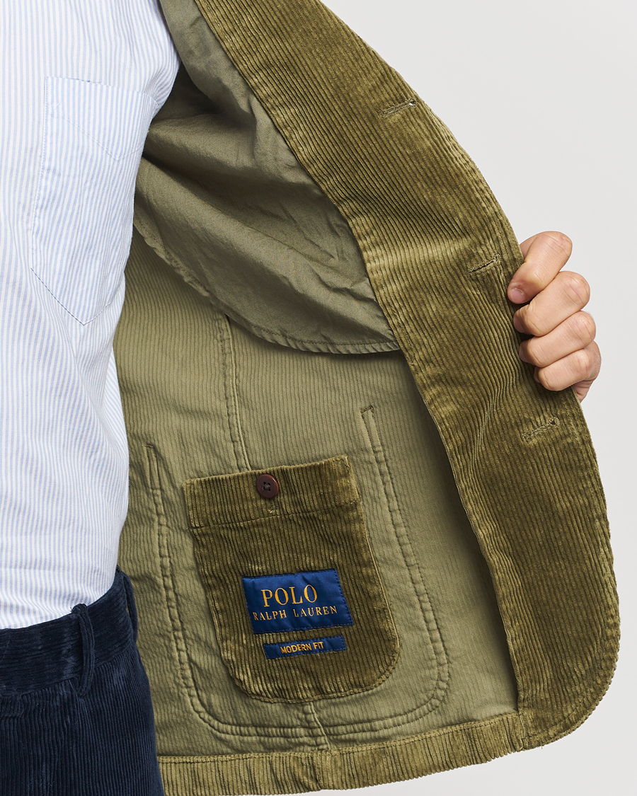 Heren | Blazers | Polo Ralph Lauren | Corduroy Stretch Blazer Country Olive