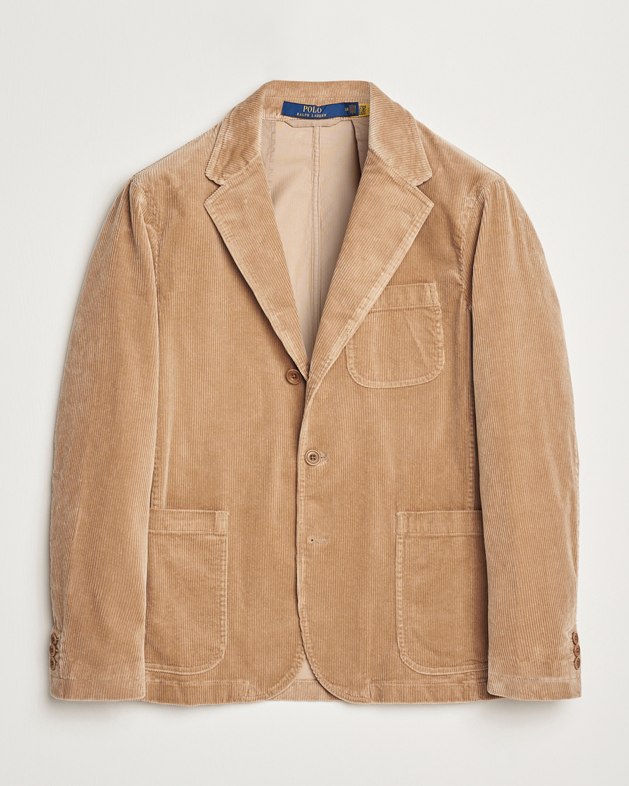 Heren | Blazers | Polo Ralph Lauren | Corduroy Stretch Blazer Hazelnut