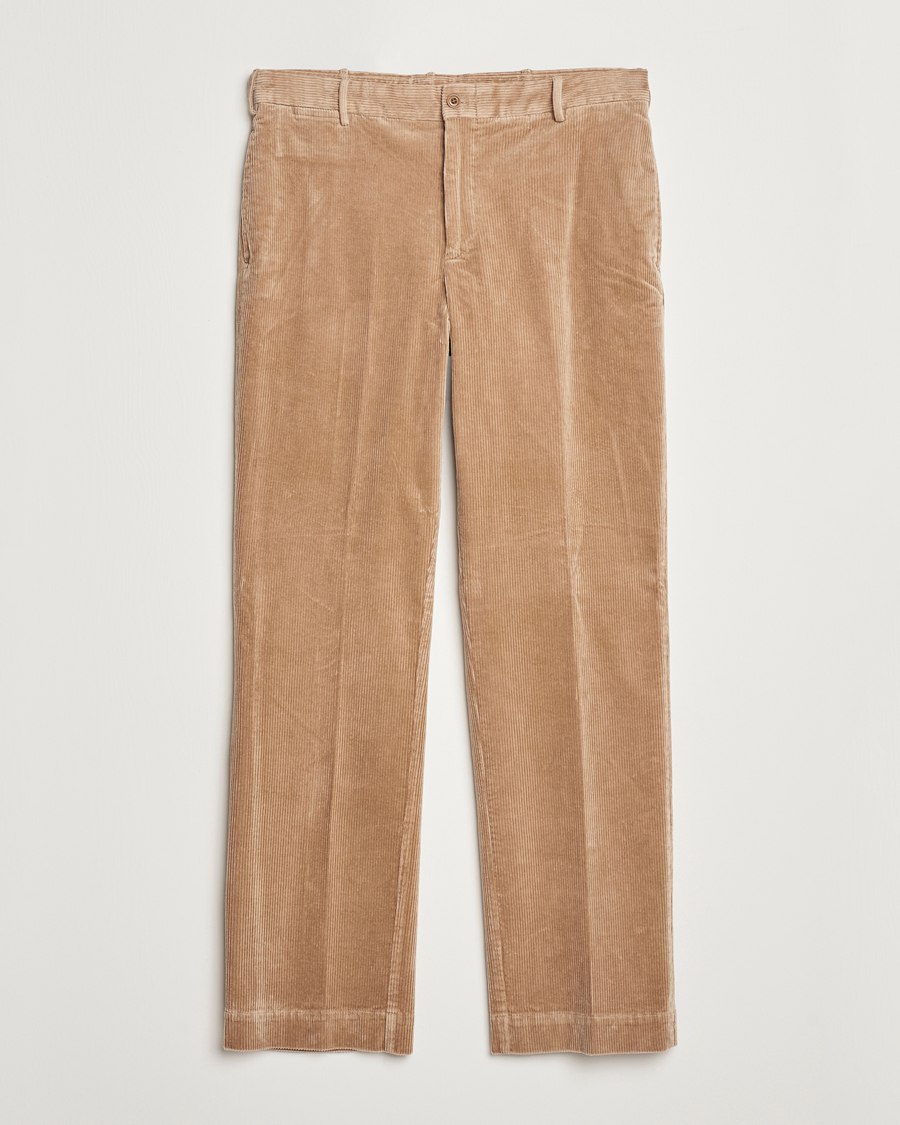 Heren | Broeken | Polo Ralph Lauren | Corduroy Pleated Trousers Hazelnut