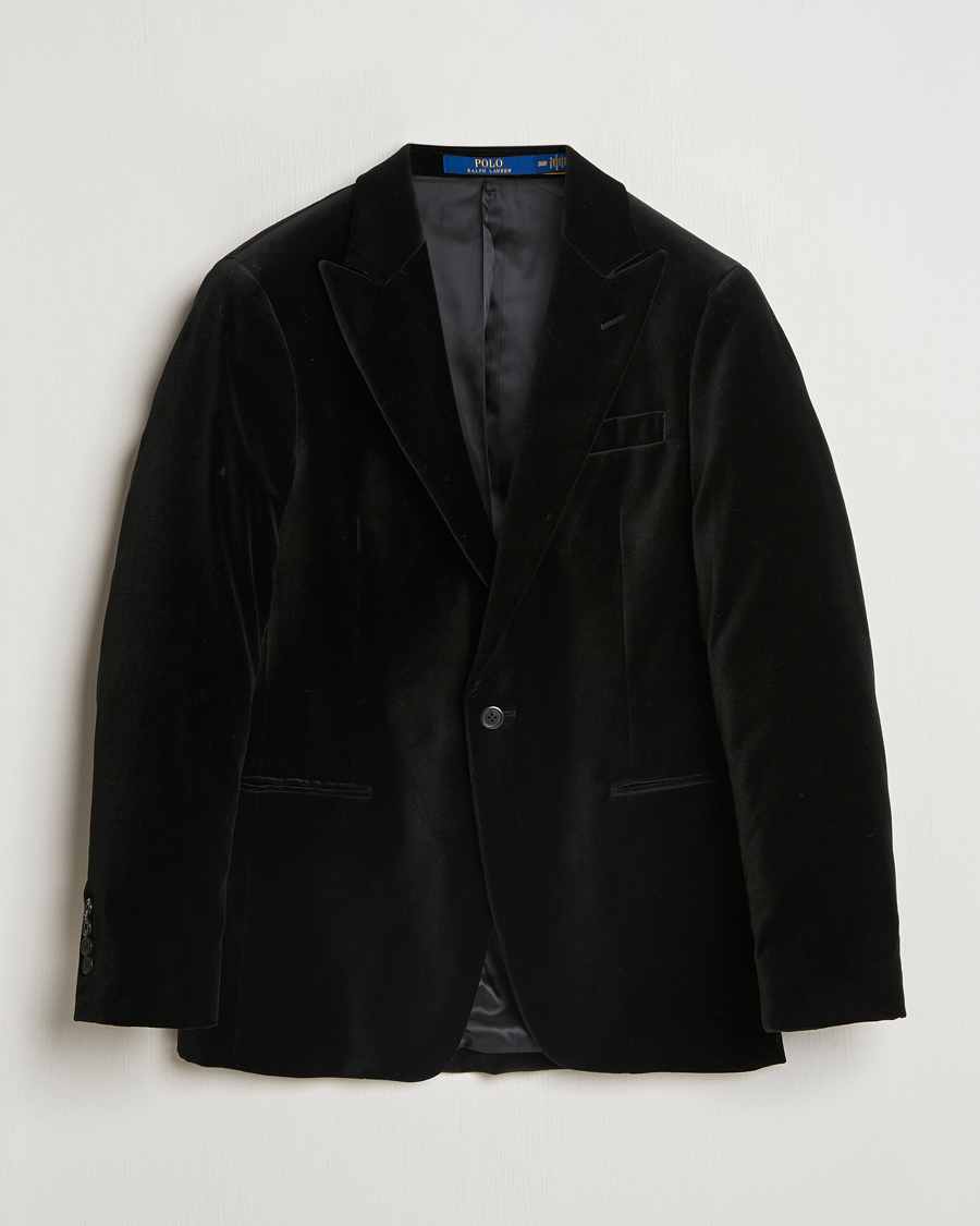 Heren | Blazers | Polo Ralph Lauren | Velvet Blazer Black