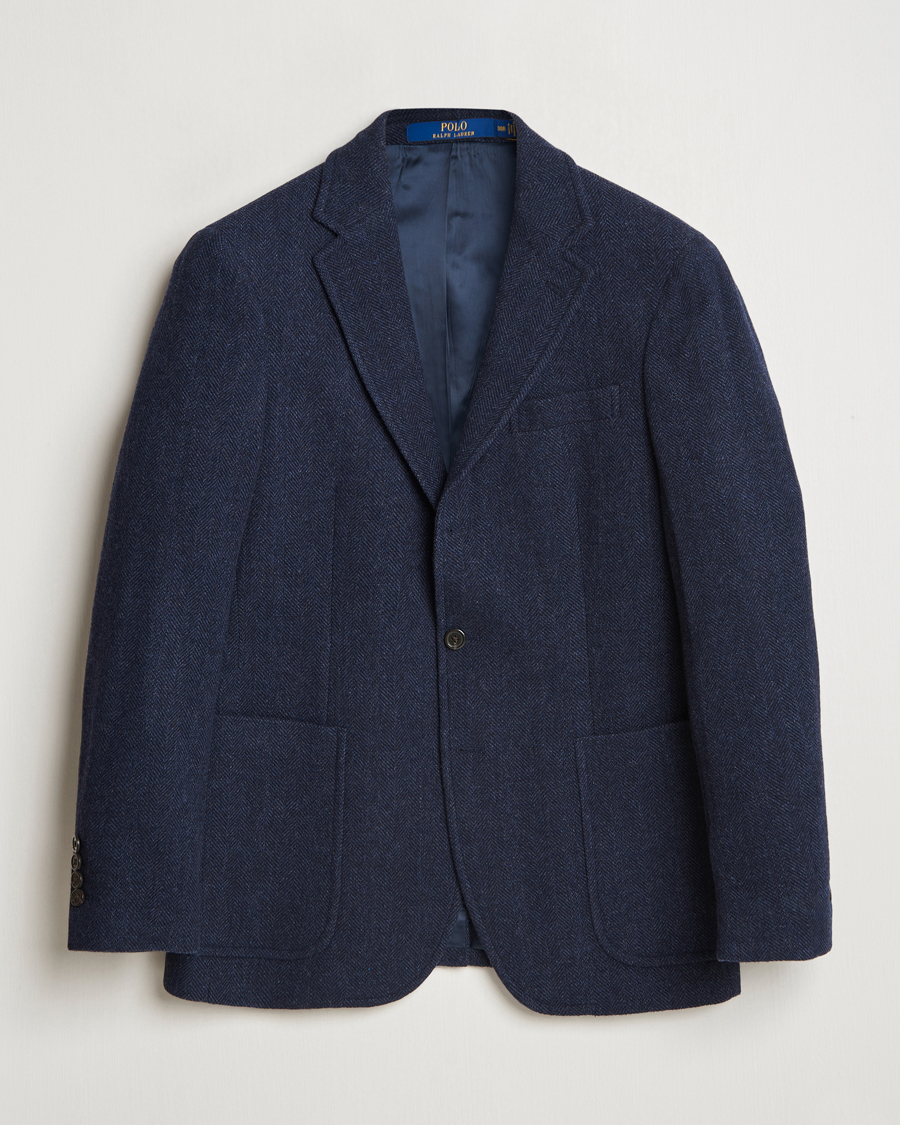 Heren | Blazers | Polo Ralph Lauren | Broken Herringbone Sportcoat Navy Multi