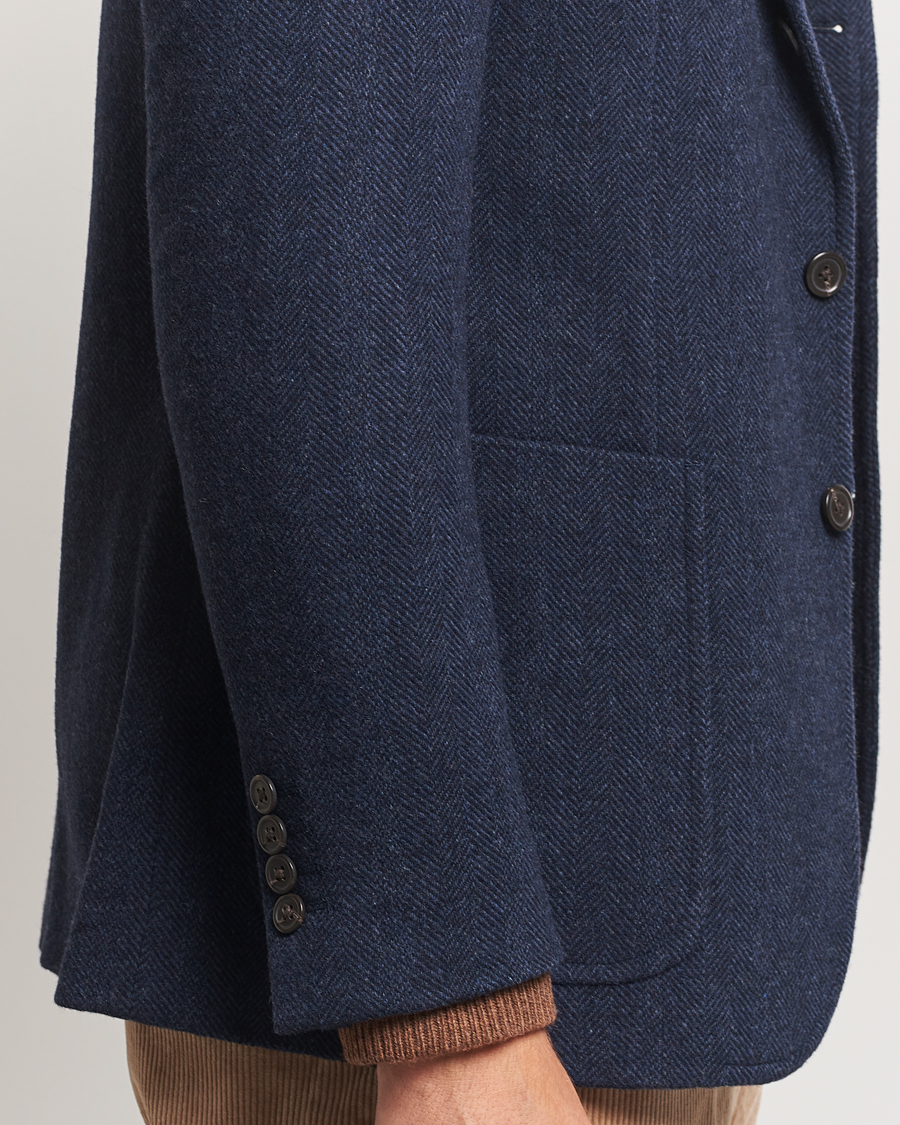 Heren | Blazers | Polo Ralph Lauren | Broken Herringbone Sportcoat Navy Multi