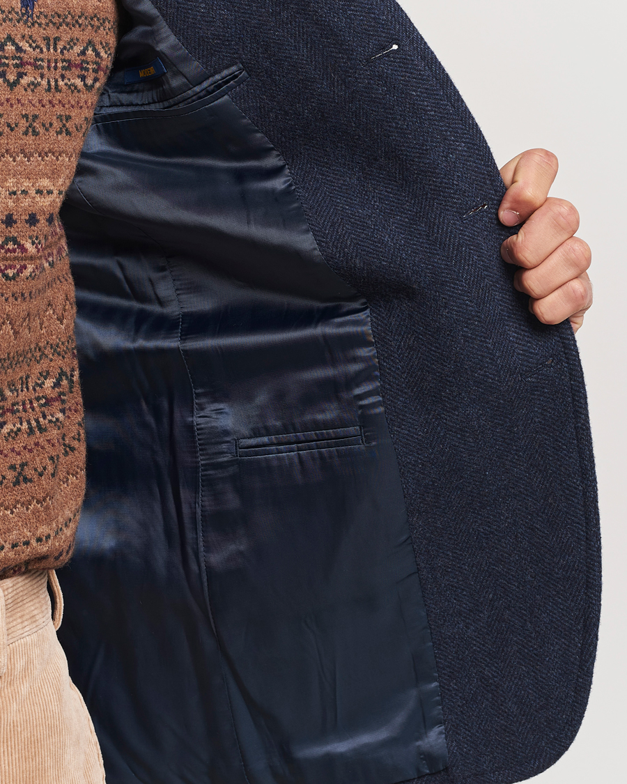 Heren | Blazers | Polo Ralph Lauren | Broken Herringbone Sportcoat Navy Multi