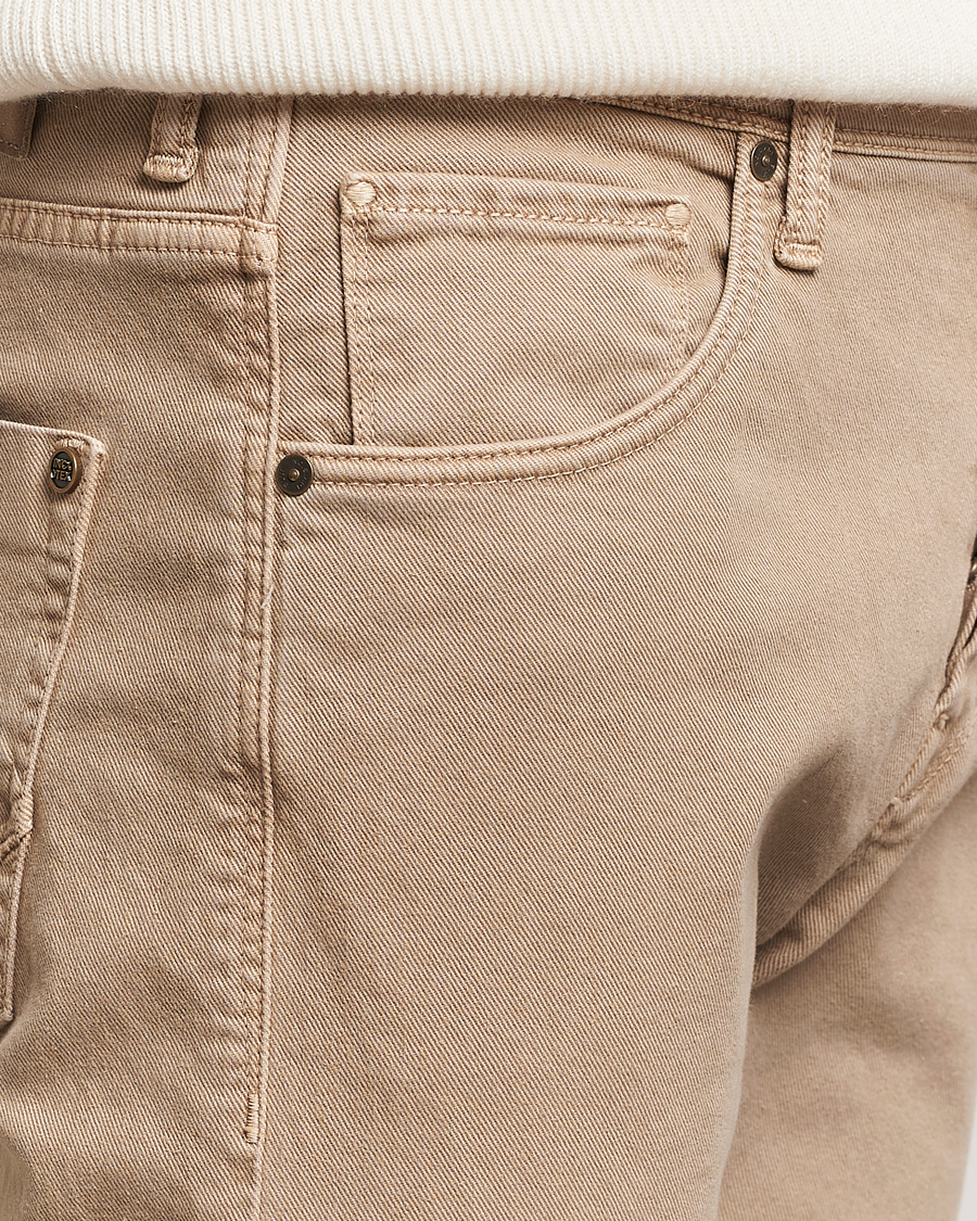 Heren | Broeken | Incotex | 5-Pocket Bull Denim Pants Beige