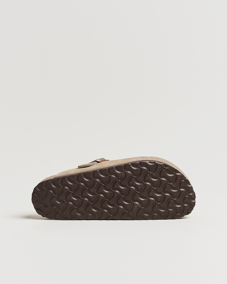 Heren | | BIRKENSTOCK | Woman Boston Soft Footbed Taupe Suede