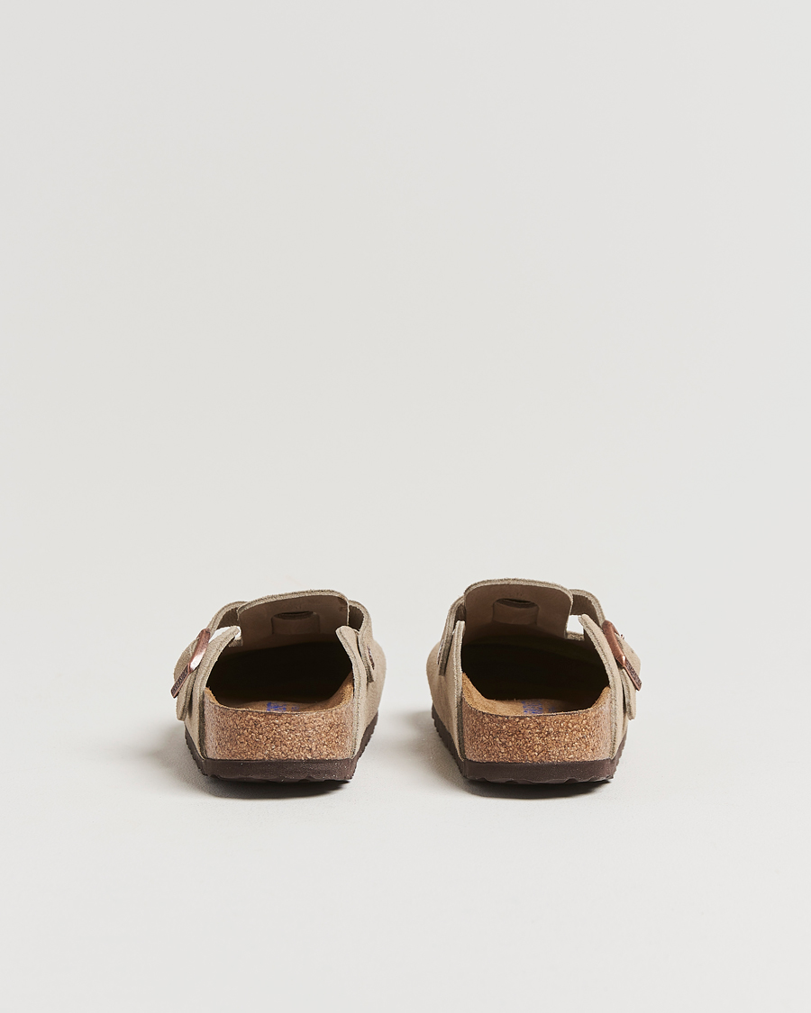 Heren | Sandalen slides | BIRKENSTOCK | Woman Boston Soft Footbed Taupe Suede