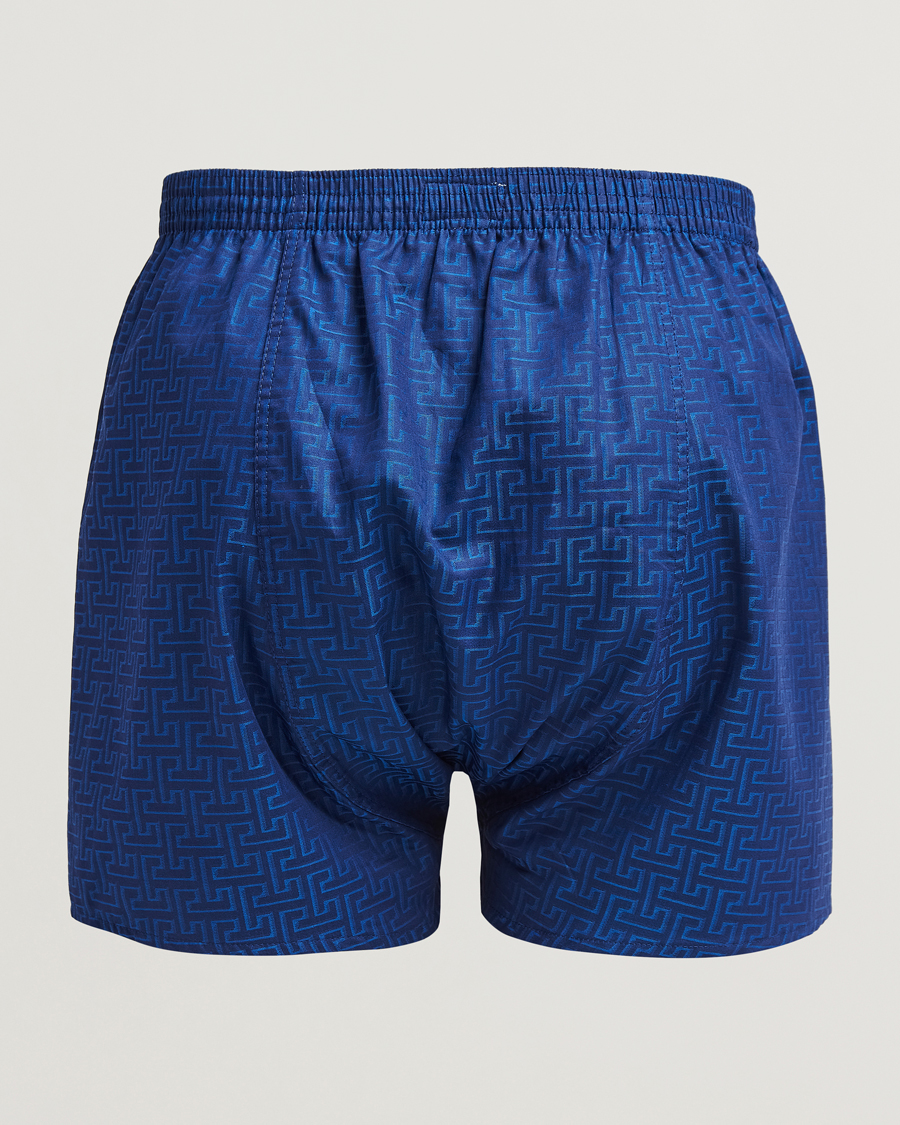 Heren | Ondergoed | Derek Rose | Classic Fit Woven Cotton Boxer Shorts Navy
