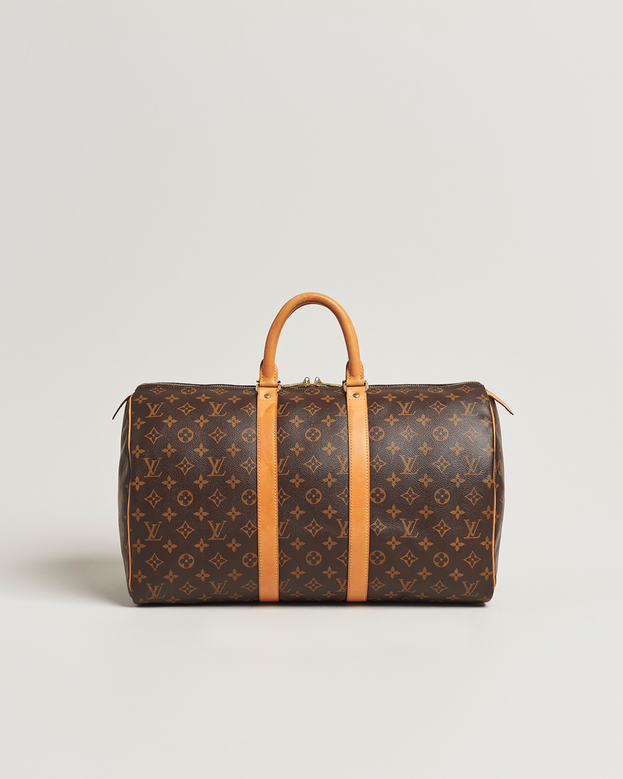 Heren | Pre-Owned & Vintage Bags | Louis Vuitton Pre-Owned | Keepall 45 Bag Monogram