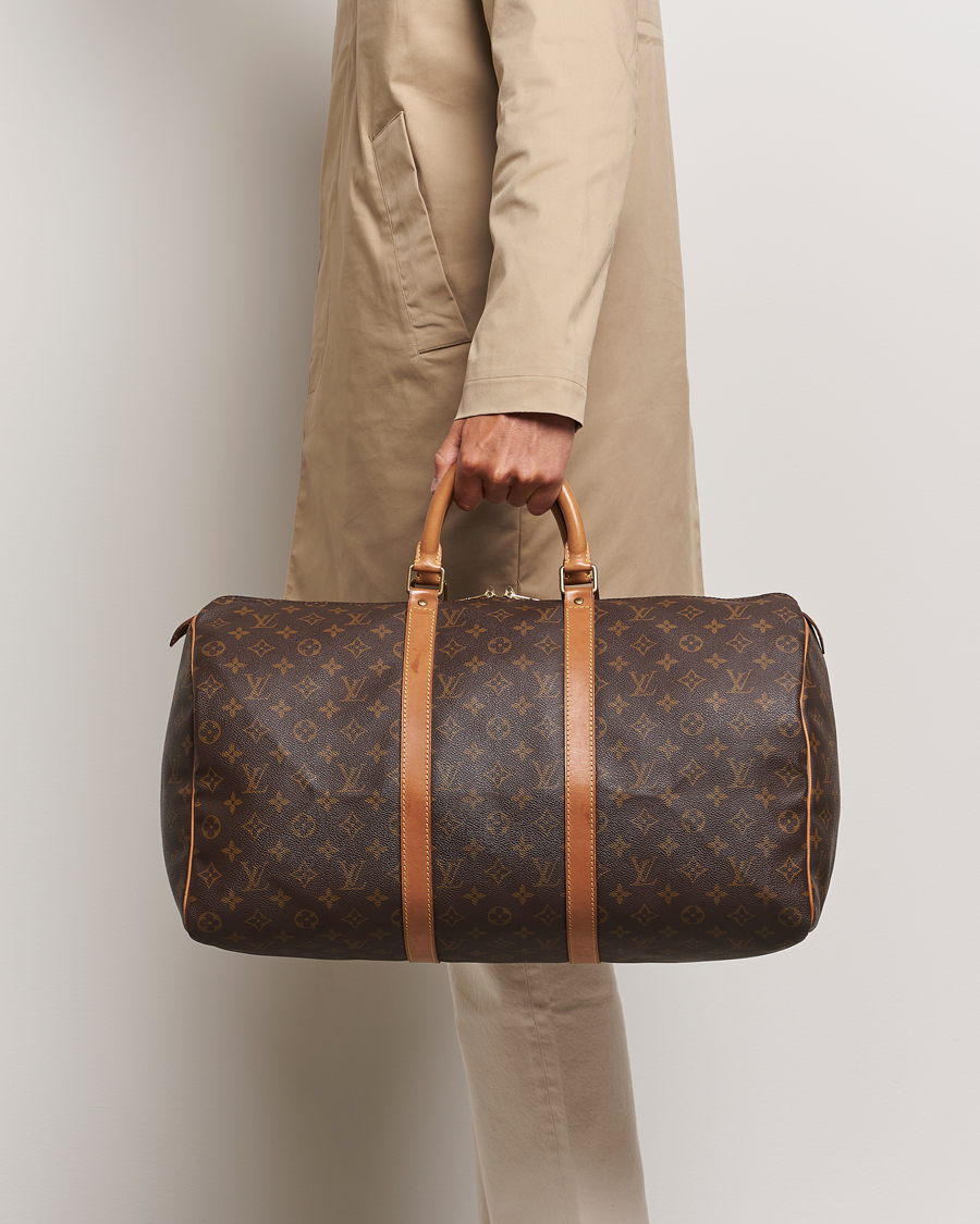 Heren | Louis Vuitton Pre-Owned Keepall 50 Bag Monogram  | Louis Vuitton Pre-Owned | Keepall 50 Bag Monogram 