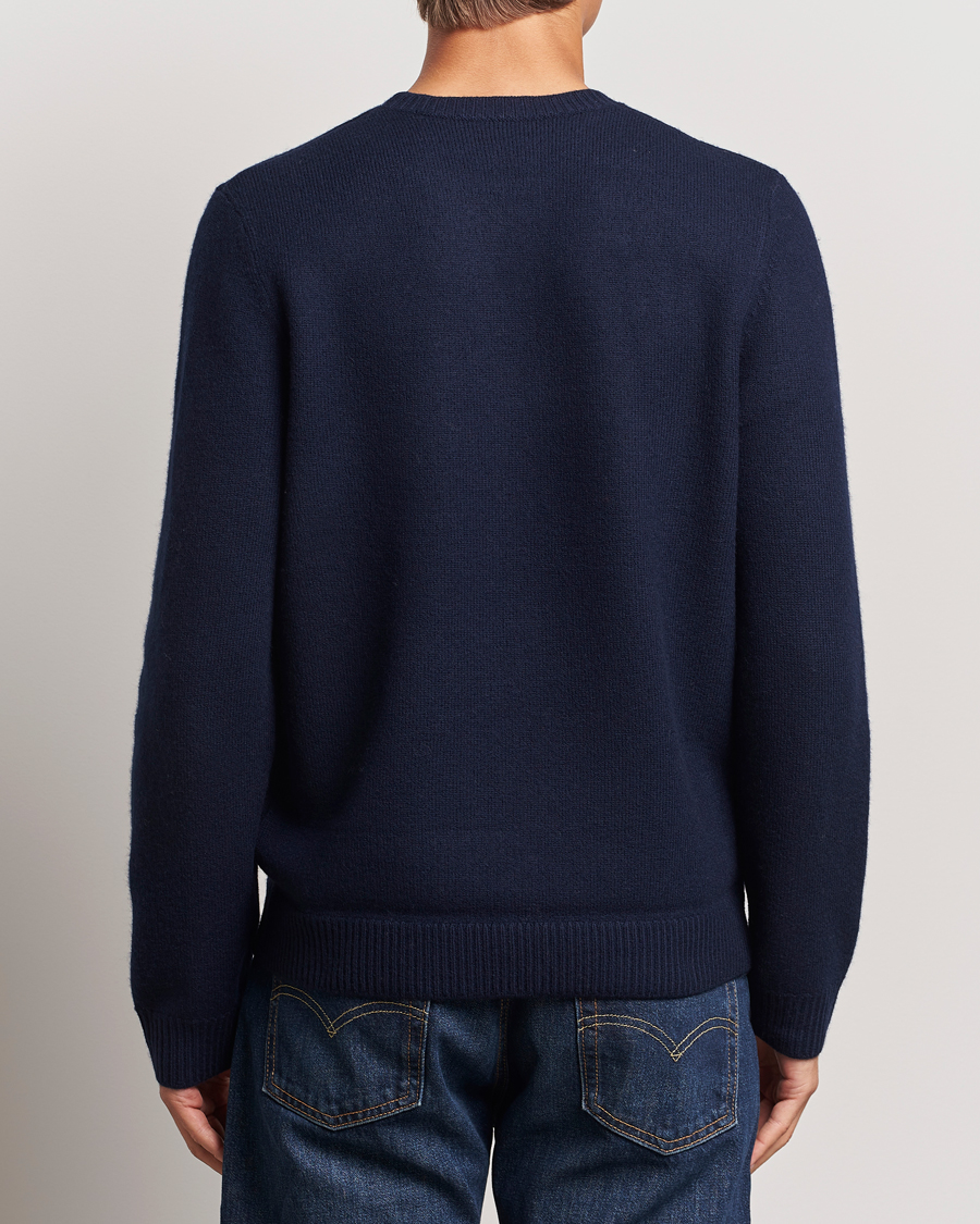 Heren | Truien | A.P.C. | Edward Wool Knitted Sweater Dark Navy