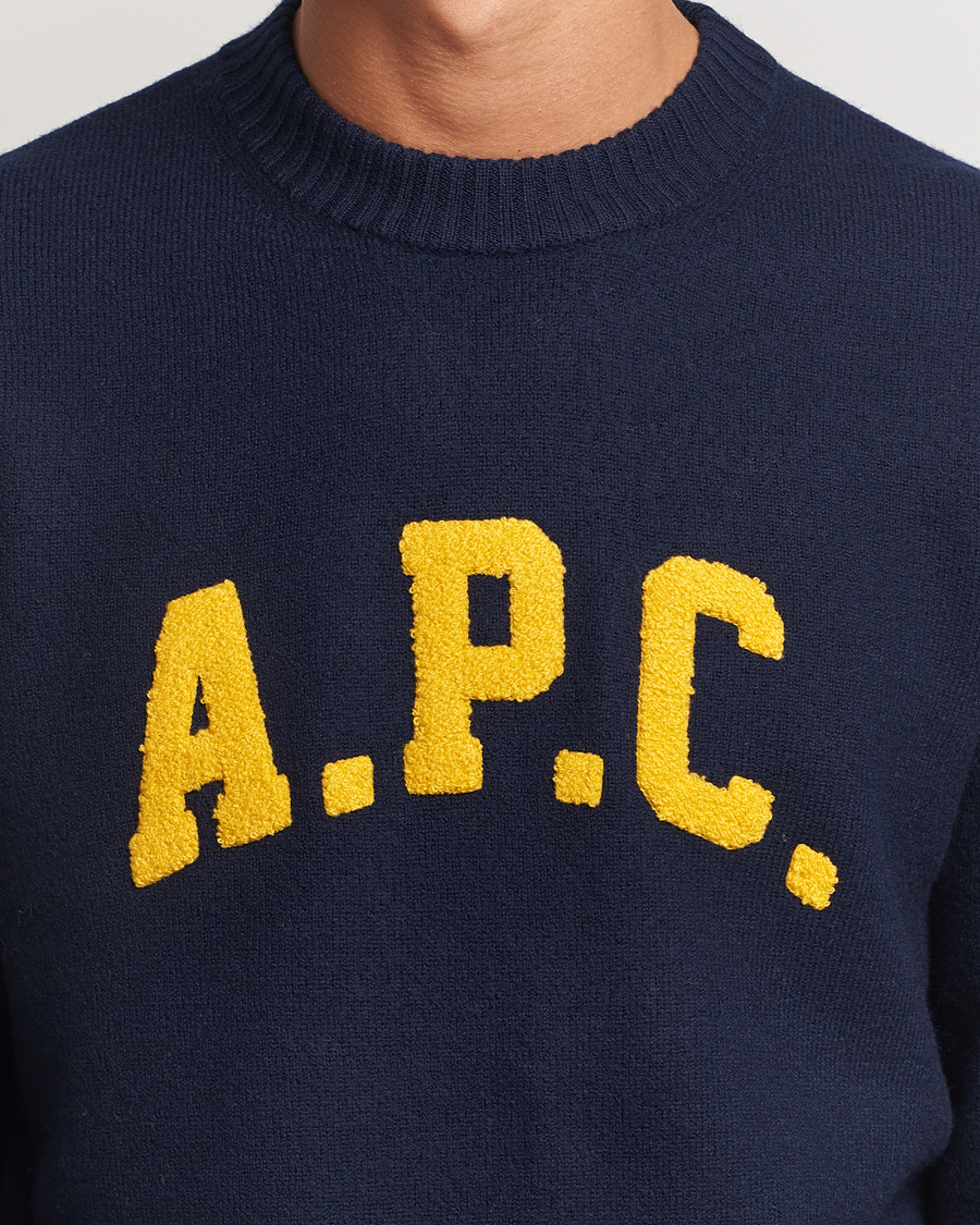 Heren | Truien | A.P.C. | Joshua Wool Sweater Dark Navy
