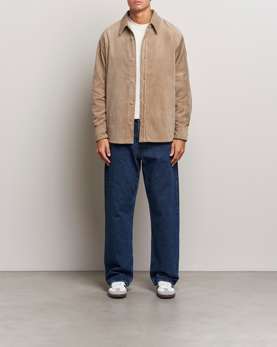 Heren | Overhemden | A.P.C. | Bobby Corduroy Overshirt Beige