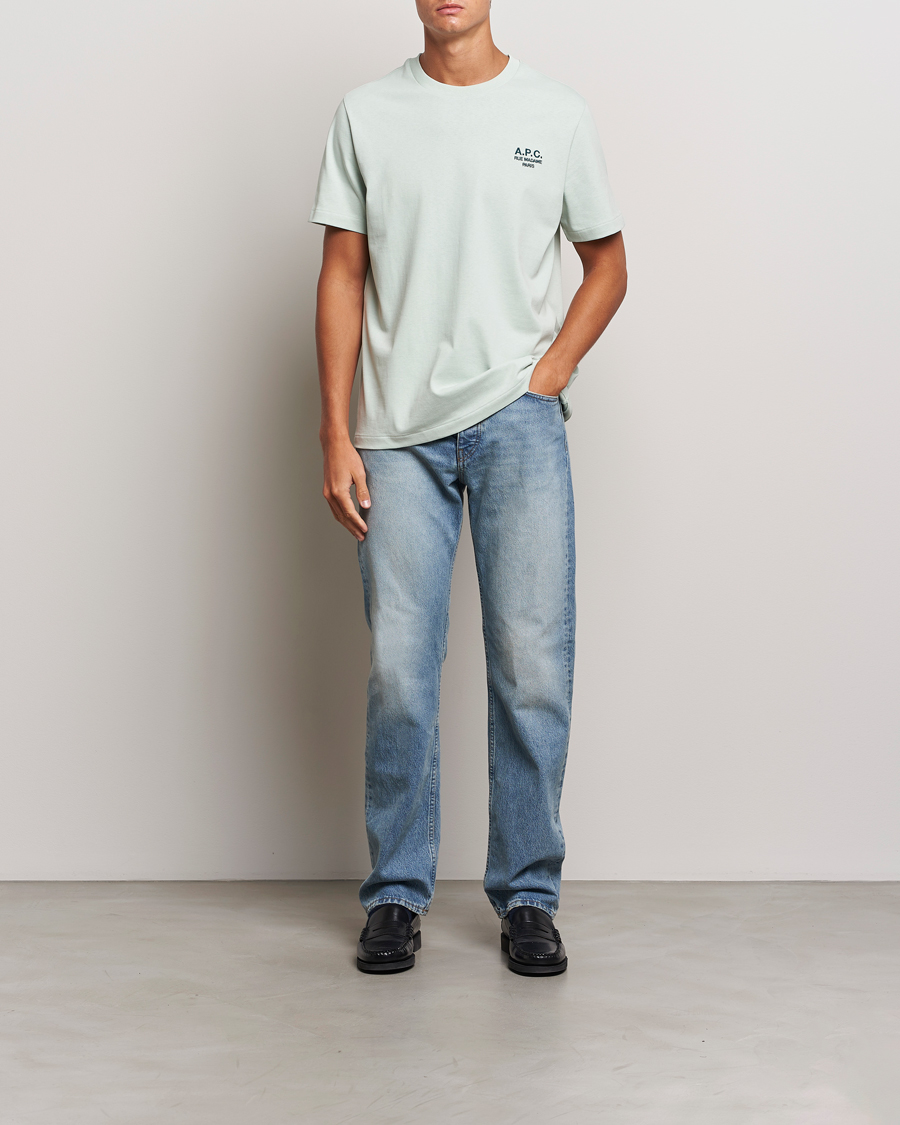 Heren | T-shirts | A.P.C. | Rue Madame T-Shirt Light Green