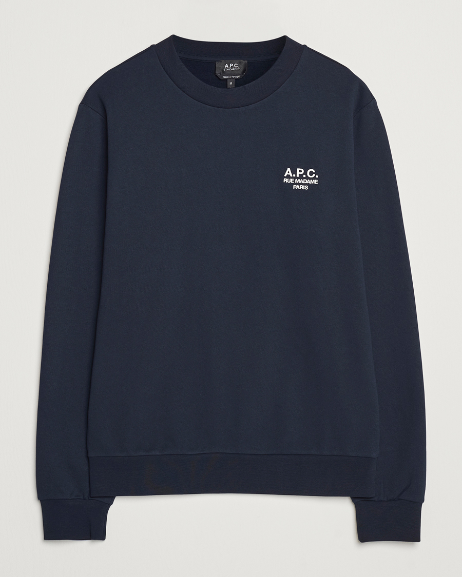 Heren | Truien | A.P.C. | Rue Madame Sweatshirt Dark Navy