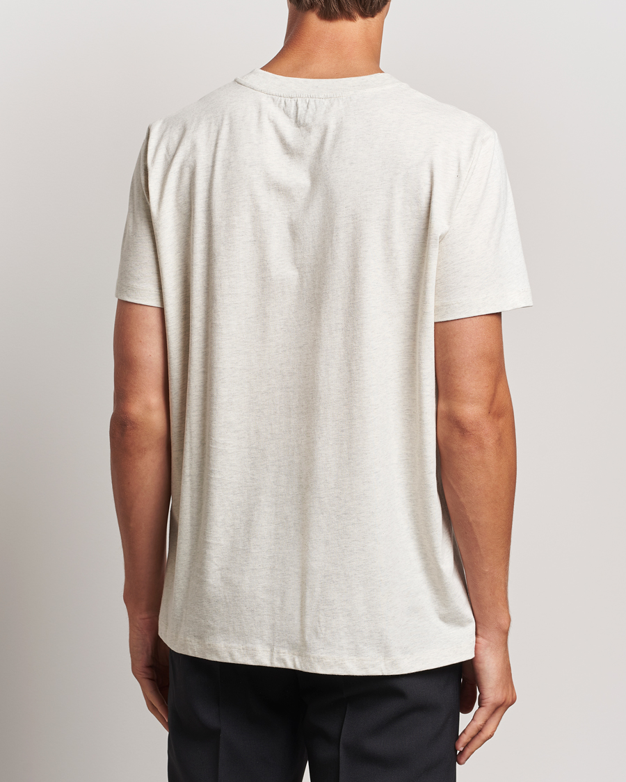 Heren | T-shirts | A.P.C. | Item T-Shirt Ecru Chine
