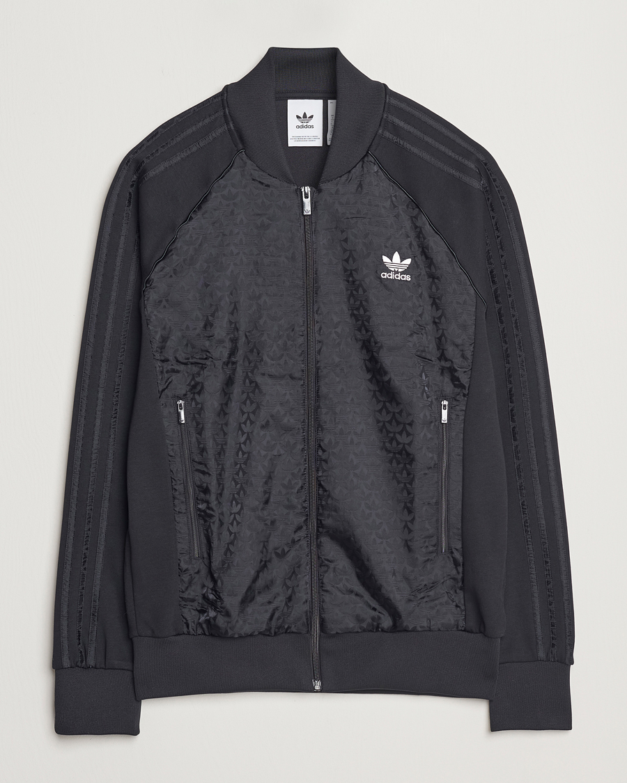 Heren | Truien | adidas Originals | Monogram Track Jacket Black