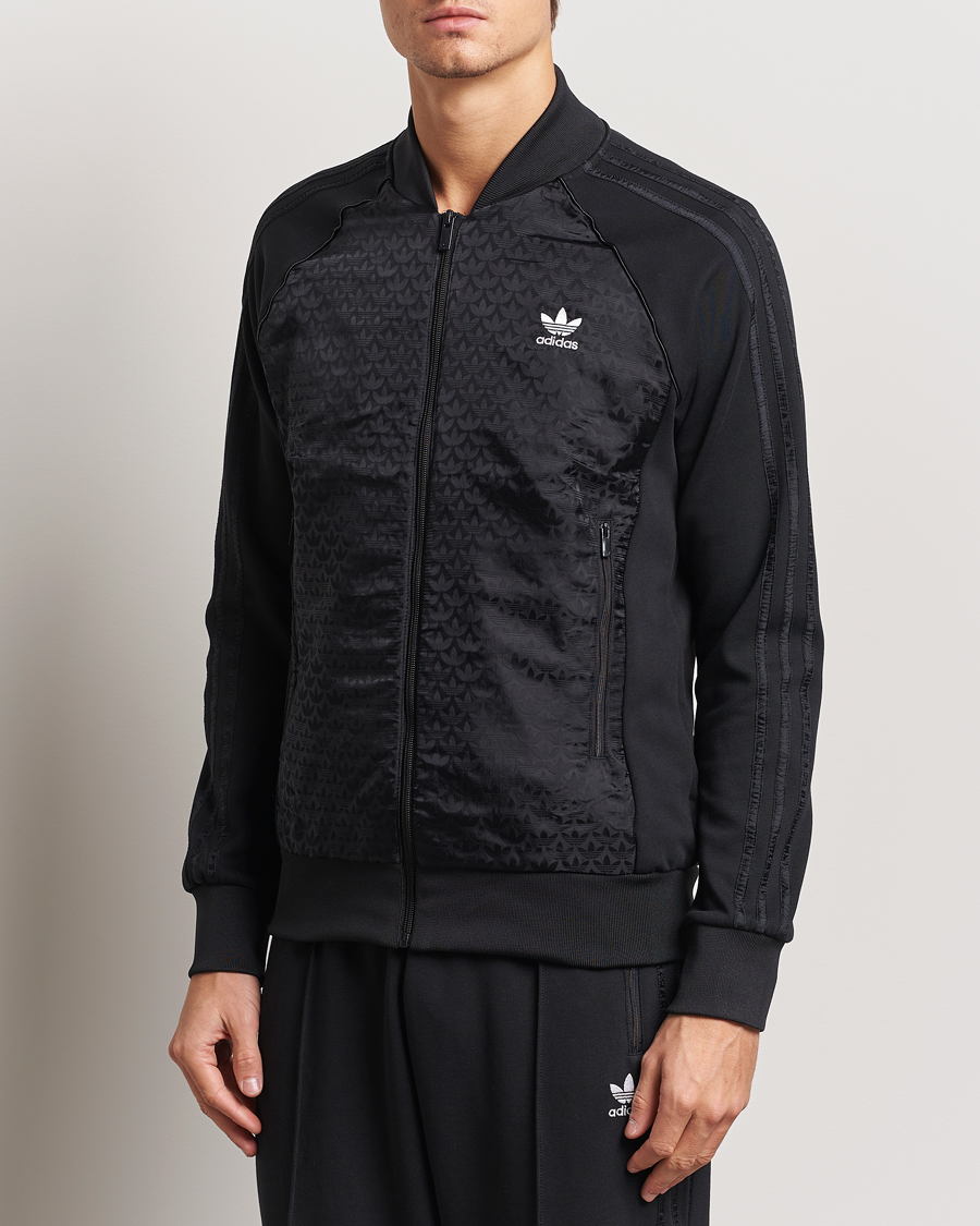 Heren | Truien | adidas Originals | Monogram Track Jacket Black