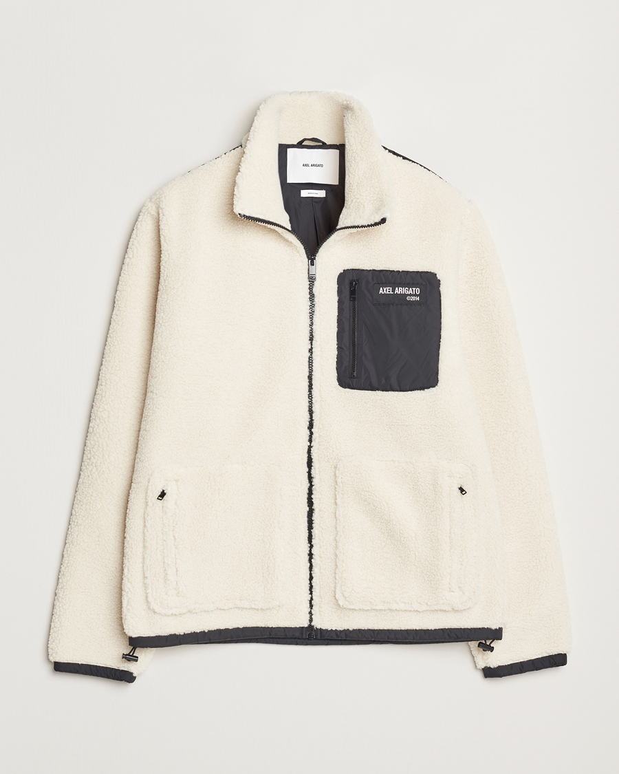 Heren | Truien | Axel Arigato | Billie Fleece Jacket Ecru