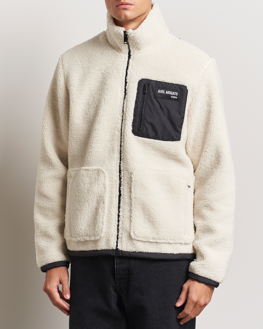 Heren | Truien | Axel Arigato | Billie Fleece Jacket Ecru