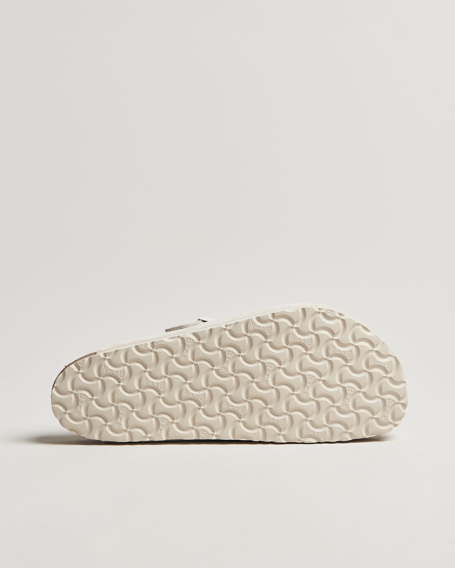 Heren | BIRKENSTOCK Boston Classic Footbed Antique White Suede | BIRKENSTOCK | Boston Classic Footbed Antique White Suede