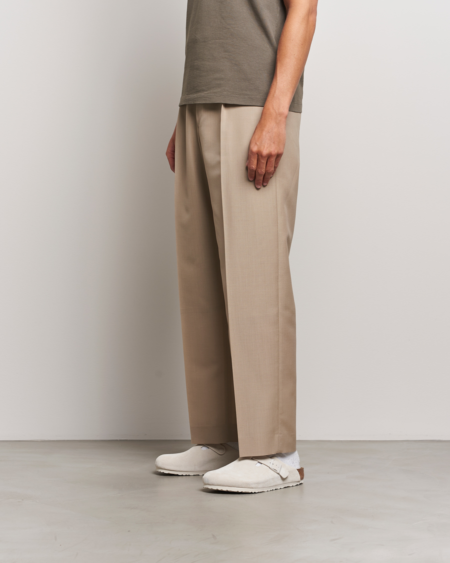 Heren | BIRKENSTOCK Boston Classic Footbed Antique White Suede | BIRKENSTOCK | Boston Classic Footbed Antique White Suede