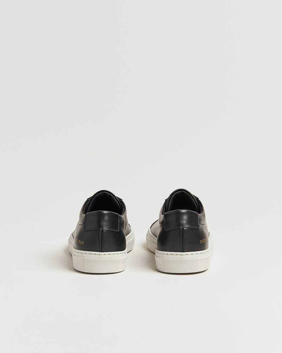 Heren | Common Projects Original Achilles Pebbled Leather Sneaker Black | Common Projects | Original Achilles Pebbled Leather Sneaker Black