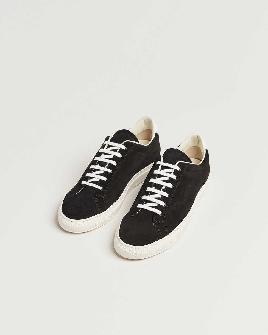 Heren | Common Projects Retro Suede Sneaker Black | Common Projects | Retro Suede Sneaker Black
