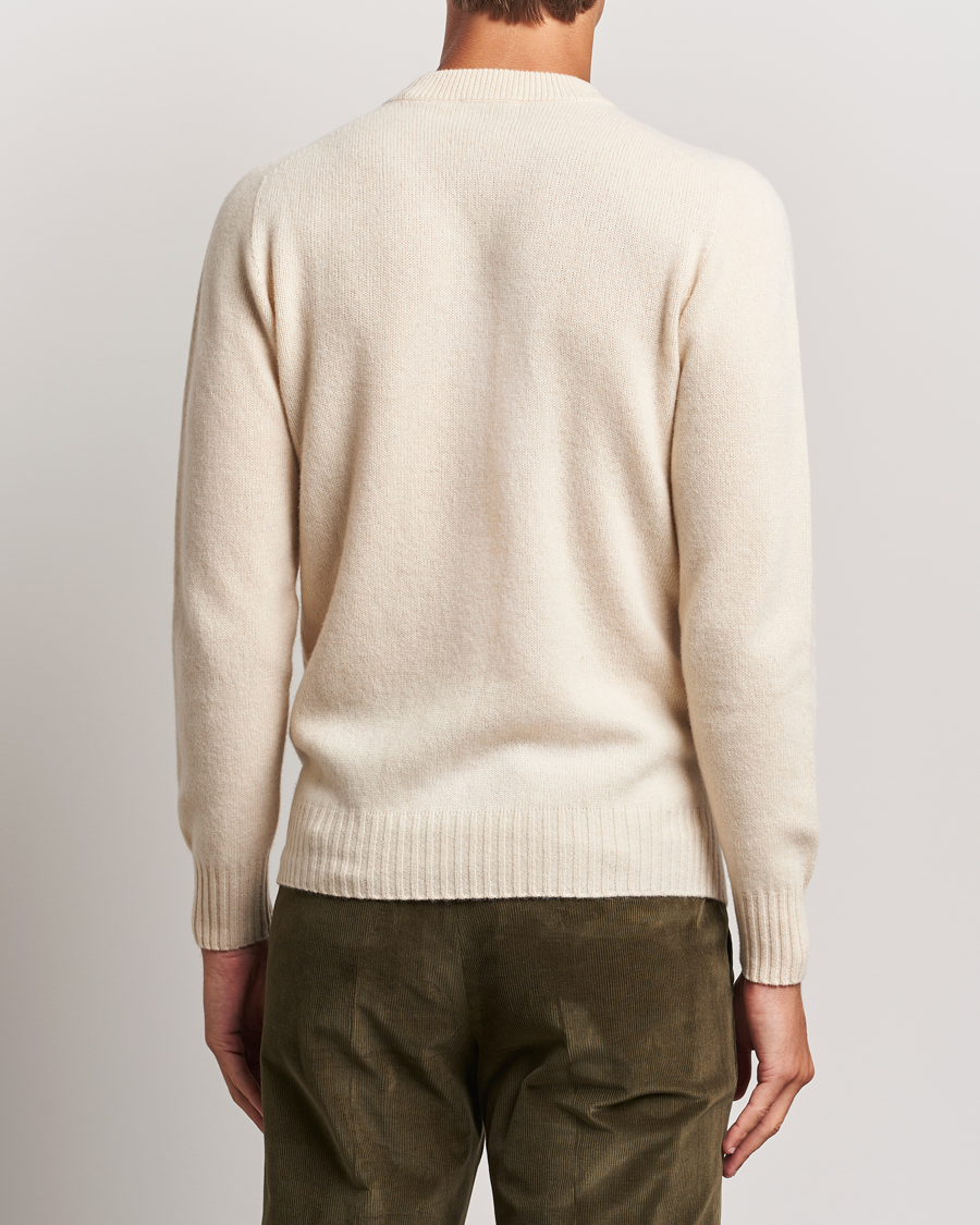 Heren | Truien | Altea | Wool/Cashmere Crew Neck Pullover Latte