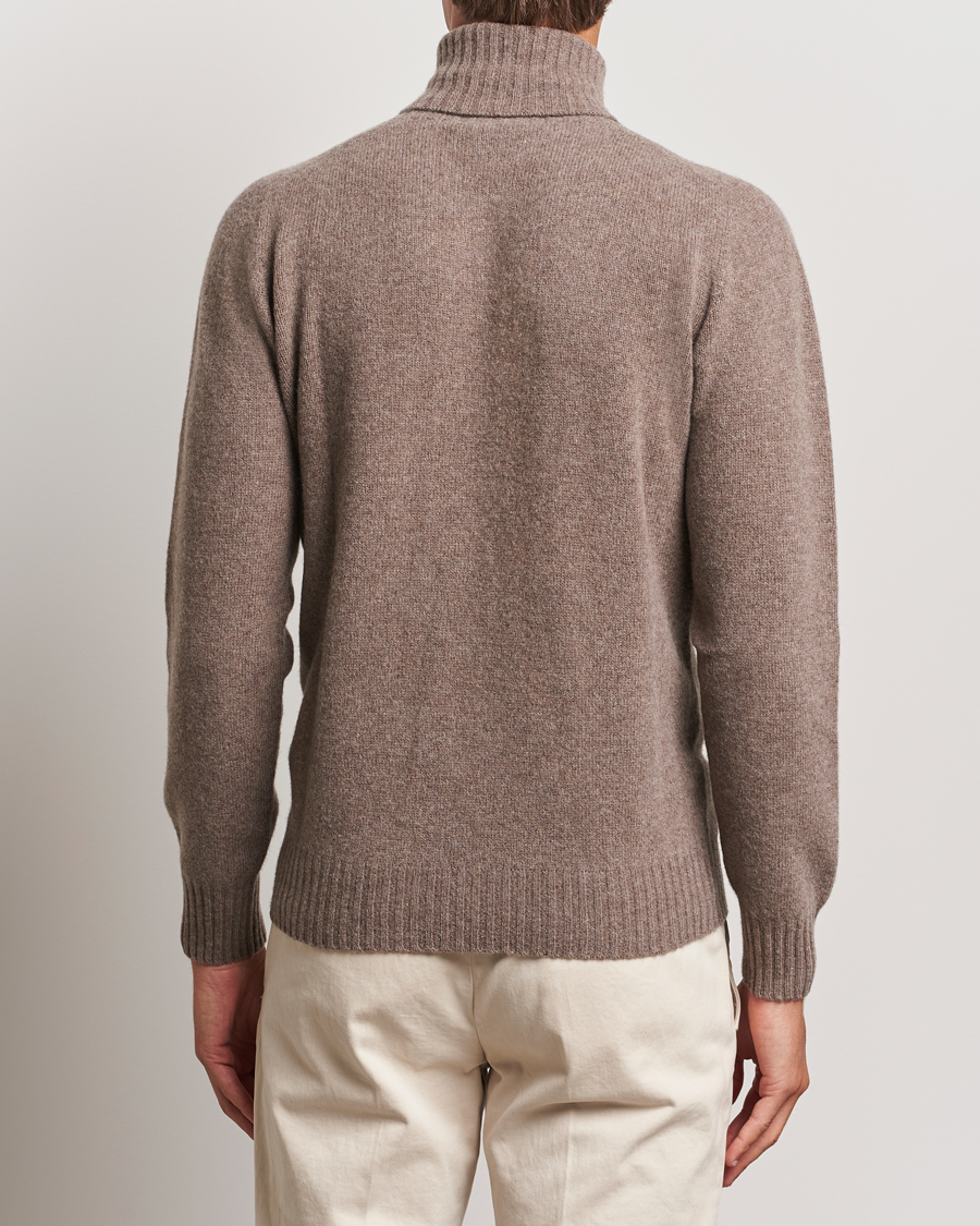 Heren | Truien | Altea | Wool/Cashmere Rollneck Taupe